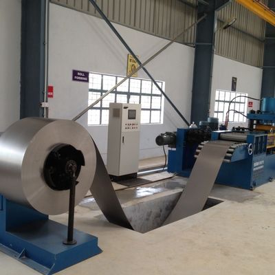 Linha de produção de barbatanas de radiador de transformador totalmente automática