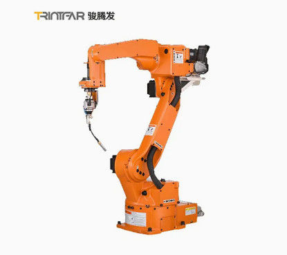 Braço robótico automático de soldagem a laser para prateleiras de tanques de armazenamento de tubulações, máquina de soldagem robótica de seis eixos