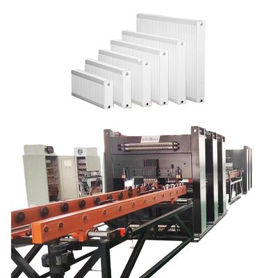 Linha de Produção de Soldagem Automática de Aletas de Radiador Imersas em Óleo para Transformadores de Potência com Distribuição de Paredes de Aletas Corrugadas de Resfriamento