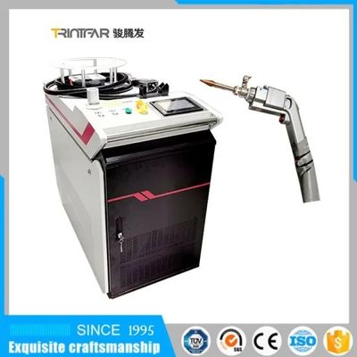 Soldadura de laser de alumínio de aço inoxidável 1000W da máquina de soldadura do laser da fibra da onda contínua do CE