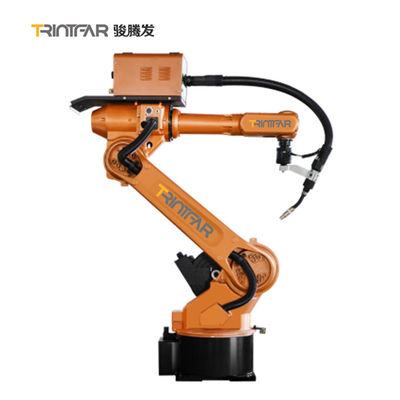 O tanque da tubulação arquiva a máquina de solda robótico da linha central automática do braço 6 do robô de soldadura do laser