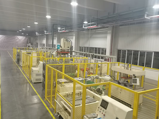 Zinco de alumínio de aço inoxidável inteiramente auto Oven Liner Production Line da máquina de solda 1KHZ