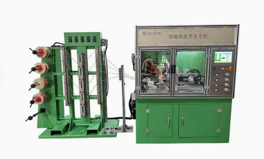 Cobre automático da máquina de soldadura do fio 120KVA que corta a linha metálica soldador
