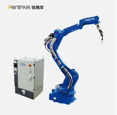 Braço robótico automático de soldagem a laser para prateleiras de tanques de armazenamento de tubulações, máquina de soldagem robótica de seis eixos