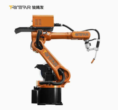 Braço robótico automático de soldagem a laser para prateleiras de tanques de armazenamento de tubulações, máquina de soldagem robótica de seis eixos