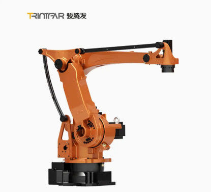 Máquina formadora de material de embalagem com braço mecânico de 6kg e 1405mm; robô de paletização automático