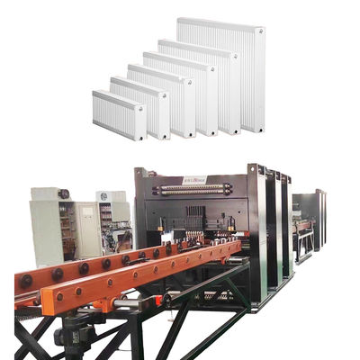 Linha de Produção de Soldagem Automática de Aletas de Radiador Imersas em Óleo para Transformadores de Potência com Distribuição de Paredes de Aletas Corrugadas de Resfriamento