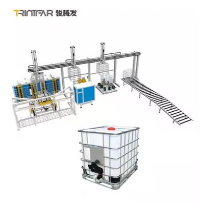 Máquina de solda de arame de gaiola tubular de tanque Ibc de 1000 litros Soldadores de aço inoxidável