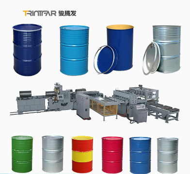 TRINTFAR 55 Gallon Automático Barril de aço Soldador de tambor de aço Equipamento de solda de costura