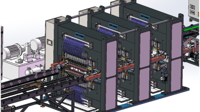 Linha de produção de radiadores transformadores Máquina de produção de radiadores 17