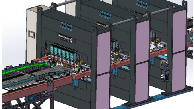 Linha de produção de radiadores transformadores Máquina de produção de radiadores 19