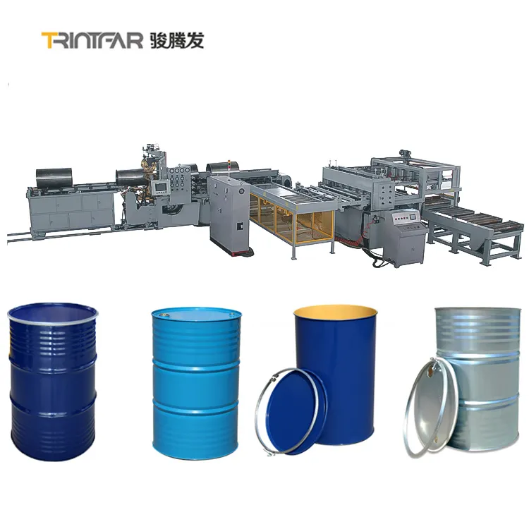 Máquina de fabricação de tambores de aço de 200L 0