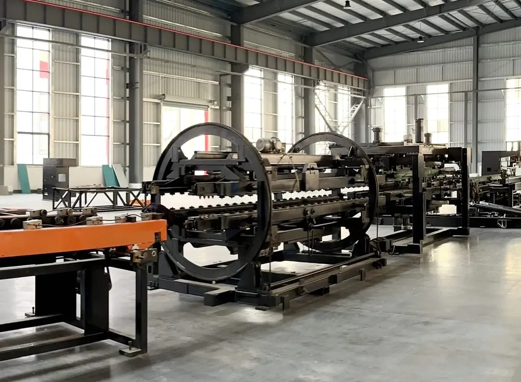 Linha de Produção de Soldagem Automática de Aletas de Radiador Imersas em Óleo para Transformadores de Potência com Distribuição de Paredes de Aletas Corrugadas de Resfriamento 2
