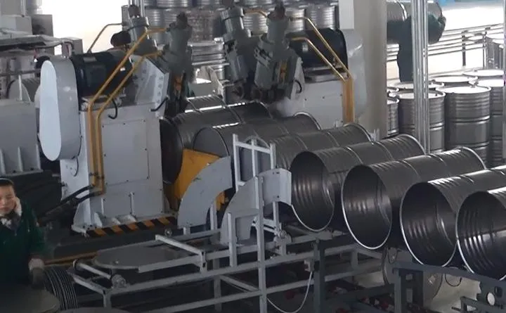 Máquina de solda de linha de produção de tambores de aço 2