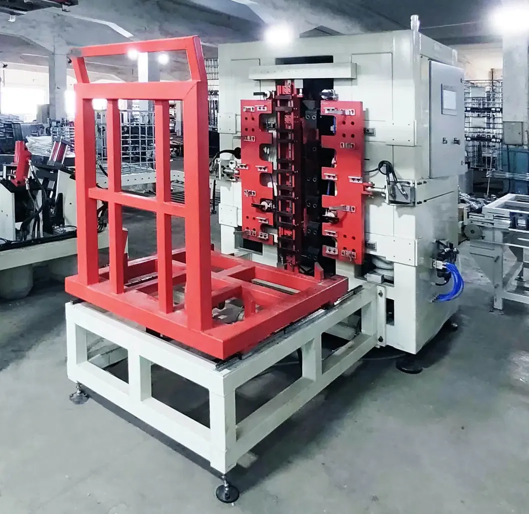 Máquina de solda de arame de gaiola tubular de tanque Ibc de 1000 litros Soldadores de aço inoxidável 2