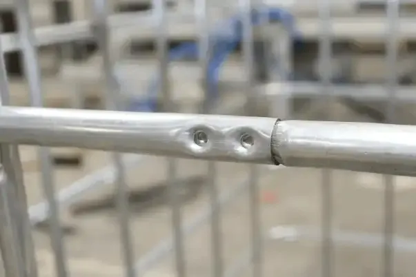 Máquina de solda de arame de gaiola tubular de tanque Ibc de 1000 litros Soldadores de aço inoxidável 3